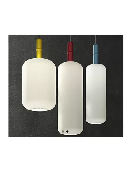 Targetti 1t3981 wasabi led suspensión 13w chianti rojo h 350 300